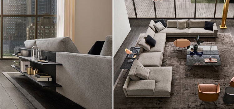 Poliform Mondrian hoekbank