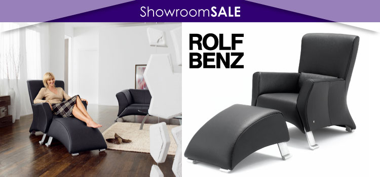 Rolf Benz 322 HSE fauteuil met voetenbank
